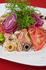 Image showing chicken meat filet salad