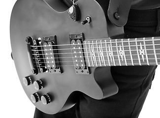 Image showing solo electric guitar