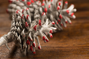 Image showing Christmas pine cone