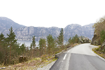 Image showing small road in rural landscape