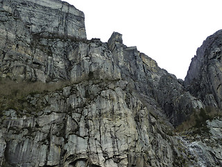 Image showing Pulpit Rock in norway