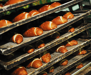 Image showing bread factory production