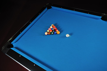 Image showing billiard balls