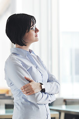 Image showing young business woman on meeting