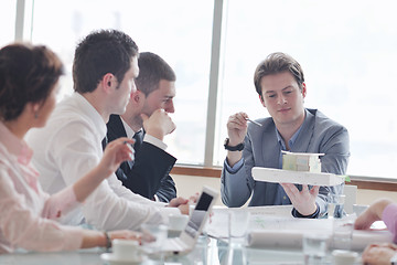 Image showing architect business team on meeting