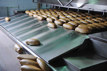 Image showing bread factory production