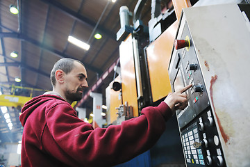 Image showing industry workers people in factory