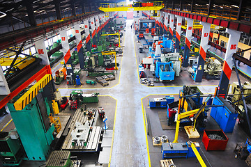 Image showing metal industy factory indoor