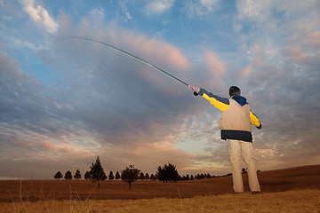 Image showing Flyfishing #2