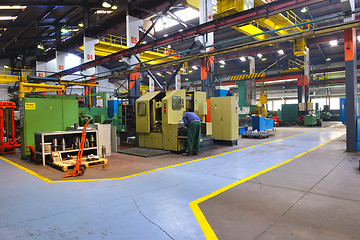 Image showing metal industy factory indoor