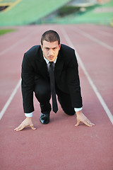 Image showing business man in sport