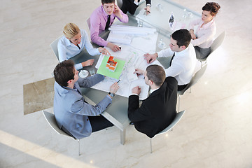 Image showing architect business team on meeting