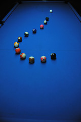 Image showing billiard balls