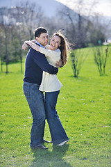 Image showing happy couple outdoor