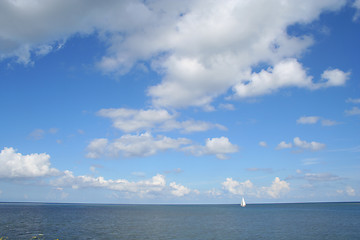 Image showing Sea and sky