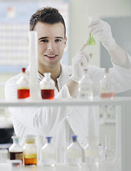 Image showing young scientist in lab