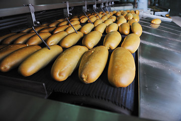 Image showing bread factory production