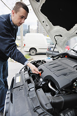 Image showing man car repair