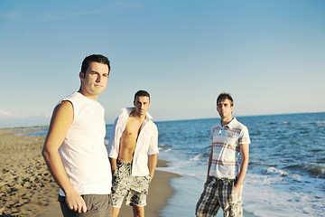 Image showing young man at beach