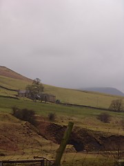 Image showing cloudy sky over a country side view