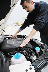 Image showing man car repair