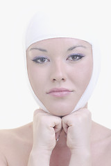 Image showing woman face surgery