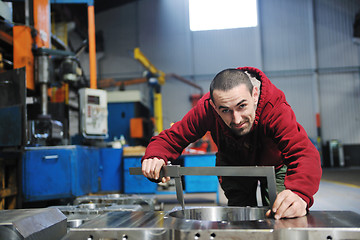 Image showing industry workers people in factory