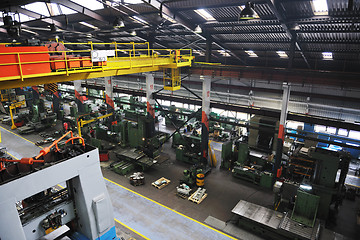 Image showing metal industy factory indoor