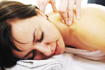 Image showing woman massage