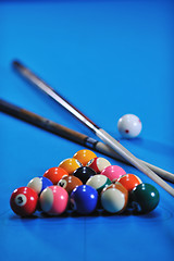 Image showing billiard balls