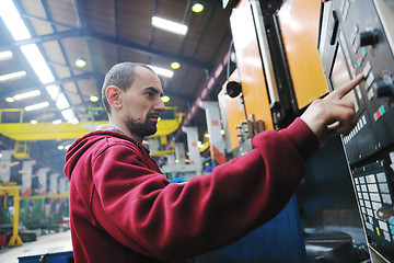 Image showing industry workers people in factory