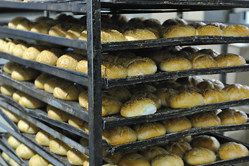 Image showing bread factory production