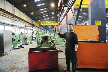 Image showing industry workers people in factory