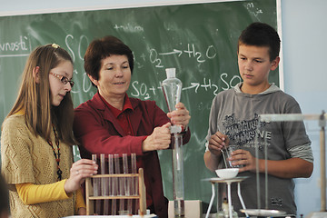 Image showing science and chemistry classees at school