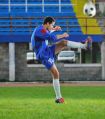 Image showing football player in action