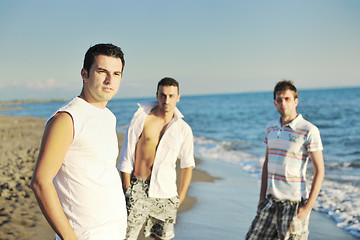 Image showing young man at beach