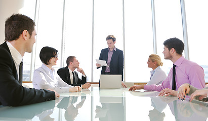 Image showing group of business people at meeting