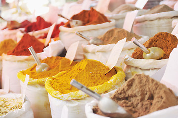 Image showing spice market store 