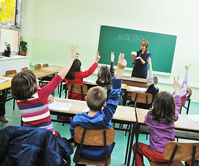 Image showing learn biology in school