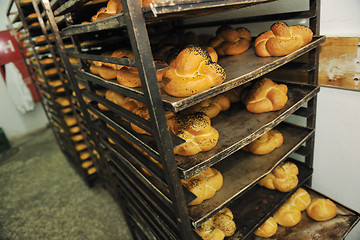 Image showing bread factory production