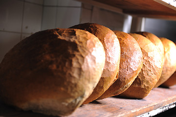 Image showing bread factory production