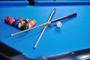 Image showing billiard balls