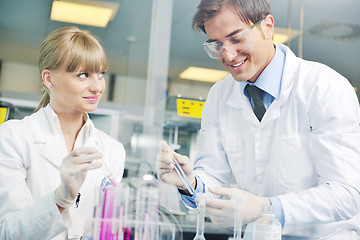 Image showing science people in bright lab