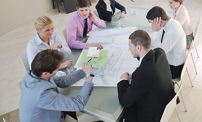 Image showing architect business team on meeting