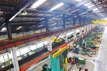 Image showing metal industy factory indoor