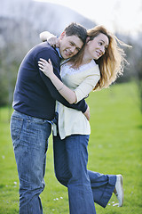 Image showing happy couple outdoor