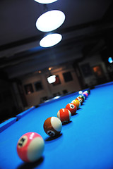 Image showing billiard balls