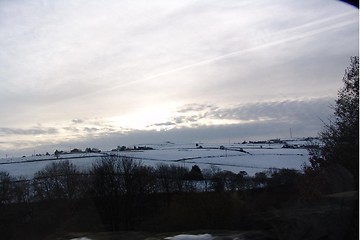 Image showing snow with hills