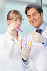 Image showing science people in bright lab