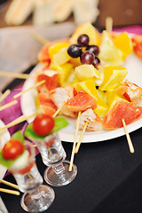 Image showing buffet food closeup